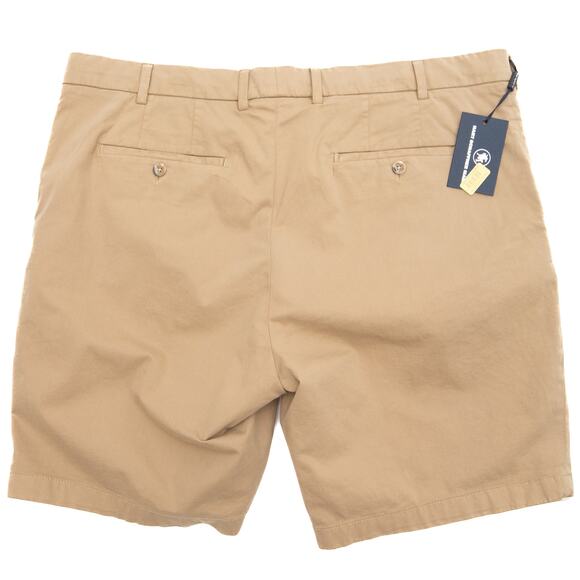 Hart Schaffner Marx Khaki Stretch Classic Flat-Front Chino Shorts Size 42 - Picture 2 of 6